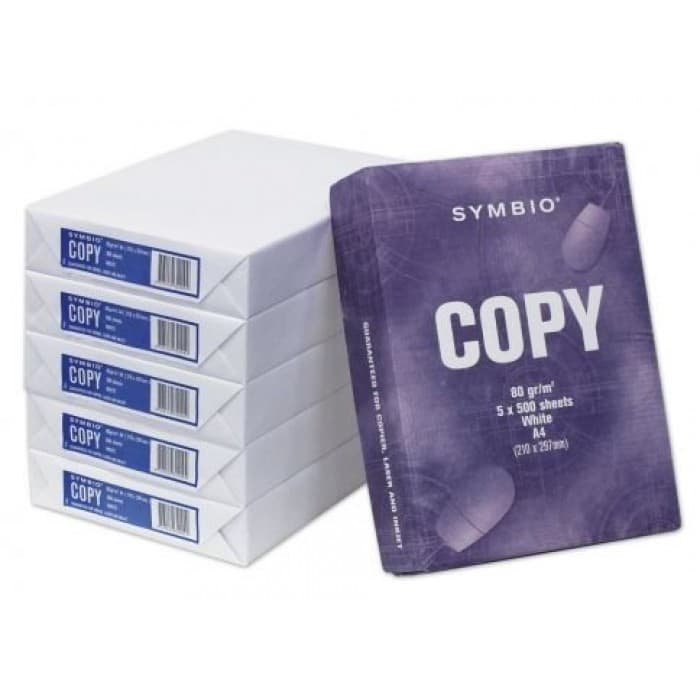 Symbio Copy A4 office paper, 80 g/m² — 500-sheet ream